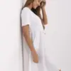 Bílé bavlněné midi šaty AMINTA