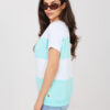 Mátový colorblock top NOVELIA
