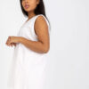 Bílo-růžový pruhovaný plus size top LUMERIA