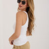 Bílý basic top LORENZIA