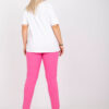 Bílé basic plus size tričko LIVELLE Missy