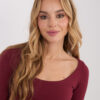 Vínový basic top BOSTELLA