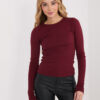 Vínový basic top SEAMORA