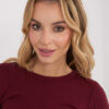 Vínový basic top SEAMORA