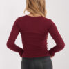 Vínový basic top SEAMORA
