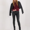 Vínový basic top SEAMORA