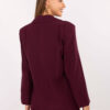 Vínové elegantní sako RUE PARIS – QUELAELLE