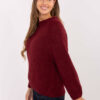 Bordó basic oversize svetr NILÜFER