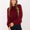 Bordó basic oversize svetr NILÜFER