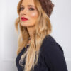 Hnědá kožešinová zimní čepice – SOFIE