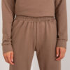 Hnědý casual komplet s oversize mikinou – ANEMONE