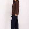 Hnědý oversize kabát RUE PARIS – PERENA