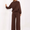 Hnědý basic komplet s oversize mikinou – KERENZA