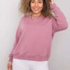 Starorůžová plus size mikina Donna – BELALIA