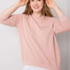 Světle růžová plus size mikina Naenia – ELNARA
