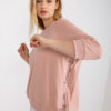 Starorůžový plus size top SOFTELLE