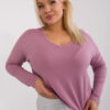 Starorůžový plus size top ELISAVIE
