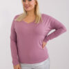 Starorůžový plus size top ELISAVIE