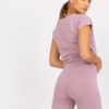 Starorůžové basic legíny Brigitte – LYSALIA