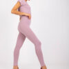 Starorůžové basic legíny Brigitte – LYSALIA
