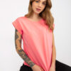 Broskvové basic tričko ARIELIS Revolution