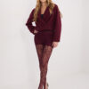 Vínové elegantní krajkové legíny – IREINA