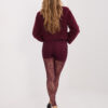 Vínové elegantní krajkové legíny – IREINA