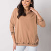 Camel mikina Charliza v one size střihu – CIRARA