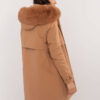 Camel zimní parka s kapucí – SOLEVA