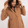Camel zimní parka s kapucí – SOLEVA