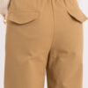Camel wide-leg kalhoty s páskem – MAVORA