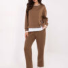 Camel komplet s mikinou bez kapuce RUE PARIS – MERIELLE