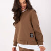 Camel komplet s mikinou bez kapuce RUE PARIS – MERIELLE