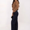 Camel elegantní kabát bouclé RUE PARIS – QUNEAYRA