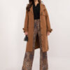 Camel elegantní trenčkot OCH BELLA – OPHURA
