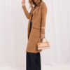 Camel kardigan AIRI Cordie RUE PARIS s vázáním