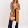 Camel kardigan AIRI Cordie RUE PARIS s vázáním