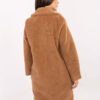 Camel teddy kabát s kapsami – PERYNA
