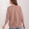 Tmavě béžový plus size top JOIESIZE