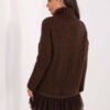 Tmavě hnědý rolák YOULIANA s vlnou