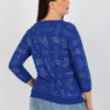 Kobaltový plus size top LINETTA