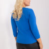 Kobaltový plus size top JOIESIZE