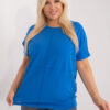 Tmavomodrý plus size top COLORWAVE