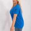 Tmavomodrý plus size top COLORWAVE