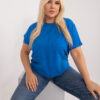 Tmavomodrý plus size top COLORWAVE