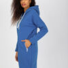 Tmavě modrá dlouhá mikina-cardigan Stunning – AURENA