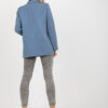 Tmavě modré oversized sako s nášivkami – VYRIAINA