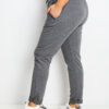 Tmavě šedé tepláky Savage plus size – CAVONA