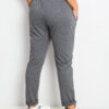 Tmavě šedé tepláky Savage plus size – CAVONA