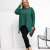 Tmavě zelená tunika DORISENNE plus size